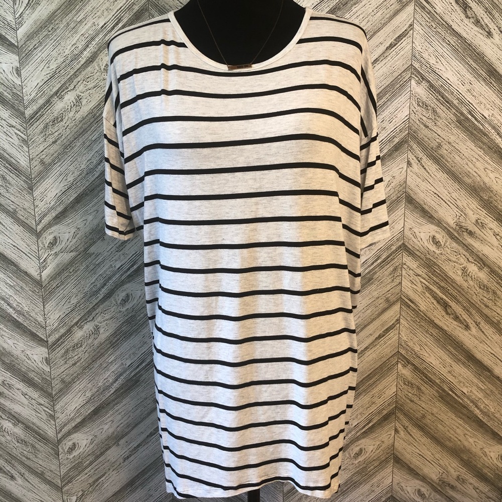 LULAROE Striped Tunic, GUC